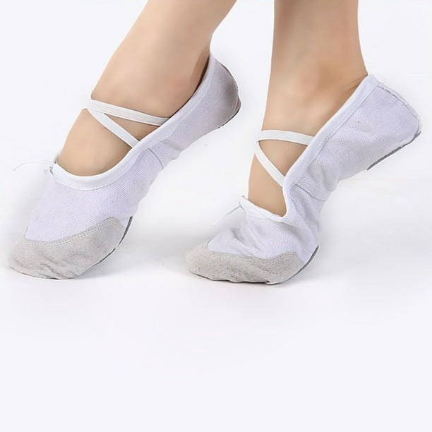 Adult Lace-Up Dance Gymnastic Kids Ballet Pointe Shoes Women's Dance Shoes #87 